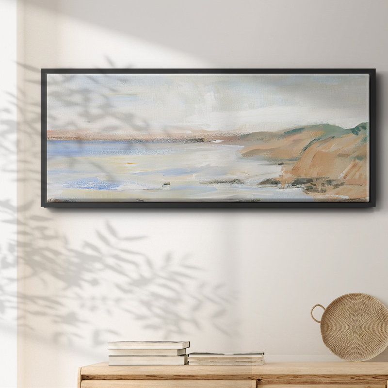 Shoreline Study II- Framed Canvas, 24" H x 60" W