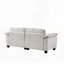 Grand canapé de luxe avec causeuse en chenille douce-337040339