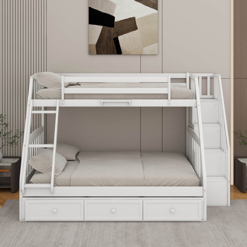 Latitude Run® Twin Over Full Bunk Bed With Drawers - Wayfair Canada