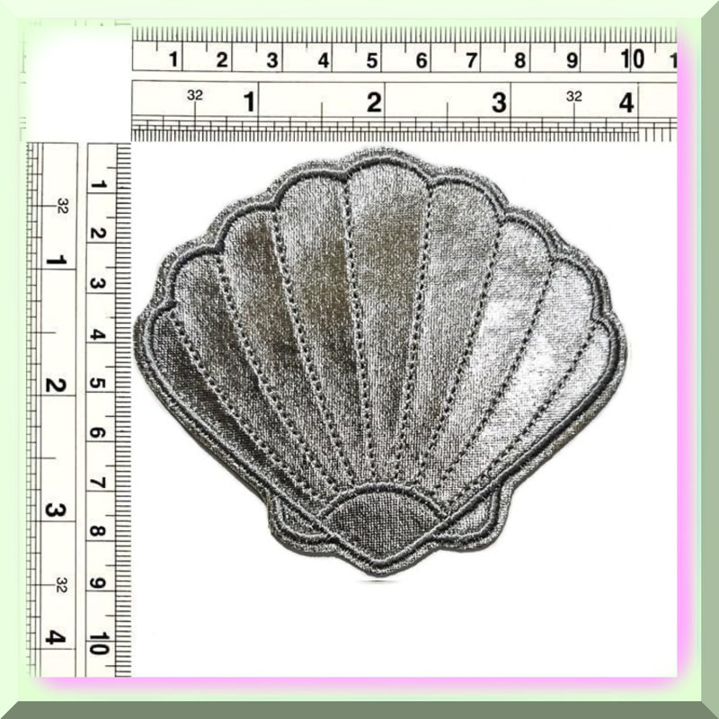Seashell Mermaid Queen Princess Patch Set