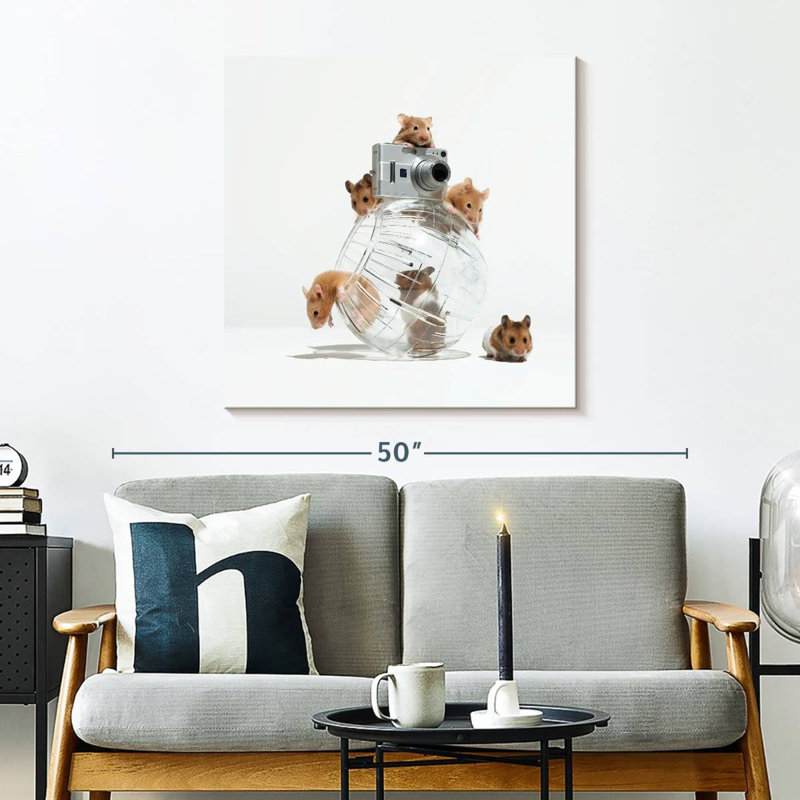 Brampt Picture Perfect Hamsters, 30'' H x 30'' W
