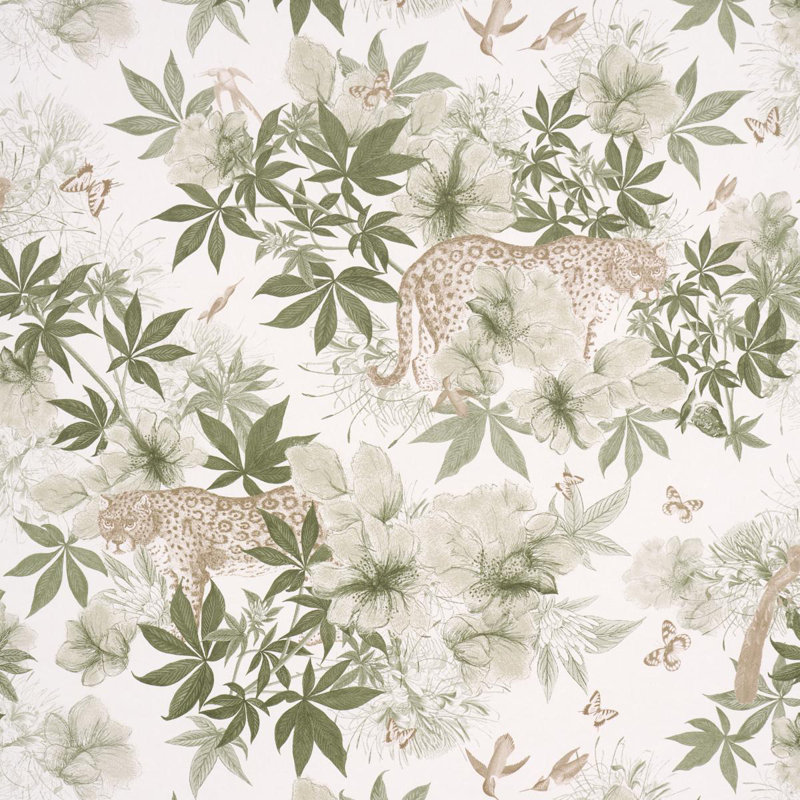 Schumacher X Katie Lyndon Wallpaper Roll, White