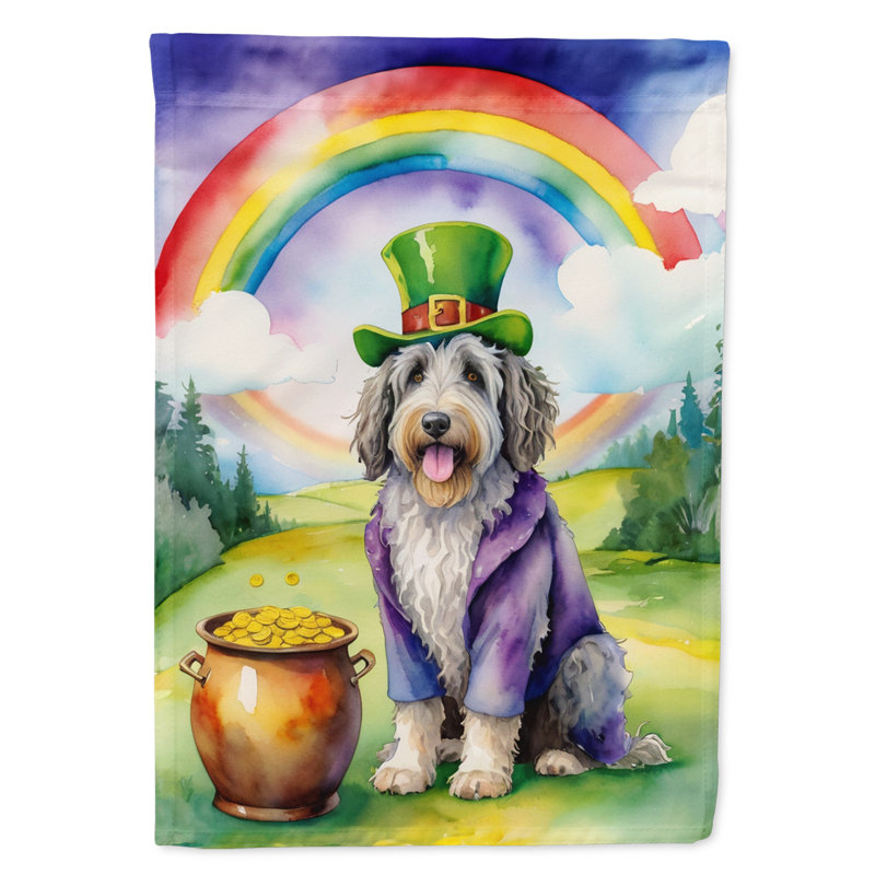 Double Sided 15.5'' H x 11.25'' W Polyester St Patrick's Day Garden Flag