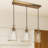 Coleridge 3 - Light Dimmable Kitchen Island Pendant