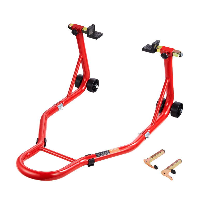 Support de rangement arrière robuste pour moto avec levage de bras pivotant - capacité de 850 livres pour l'entretien du garage