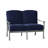 Casa 53.25'' Wide Aluminum Loveseat with Cushions-26092585-26092570