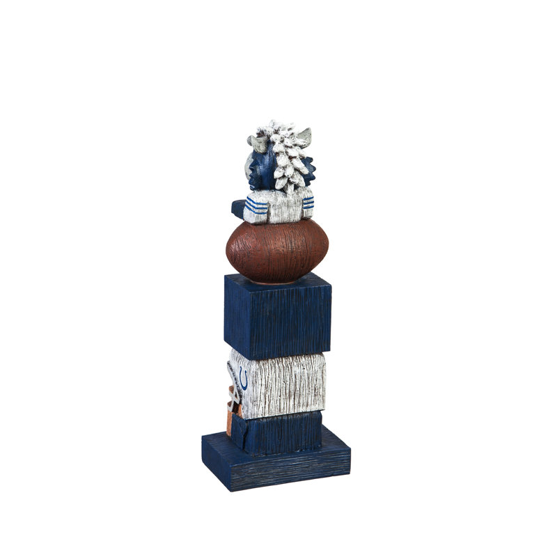 Statue de jardin d'intérieur / extérieur NFL New York Giants, Colts d'Indianapolis, H 12 po x l 4,41 po x P 3,15 po