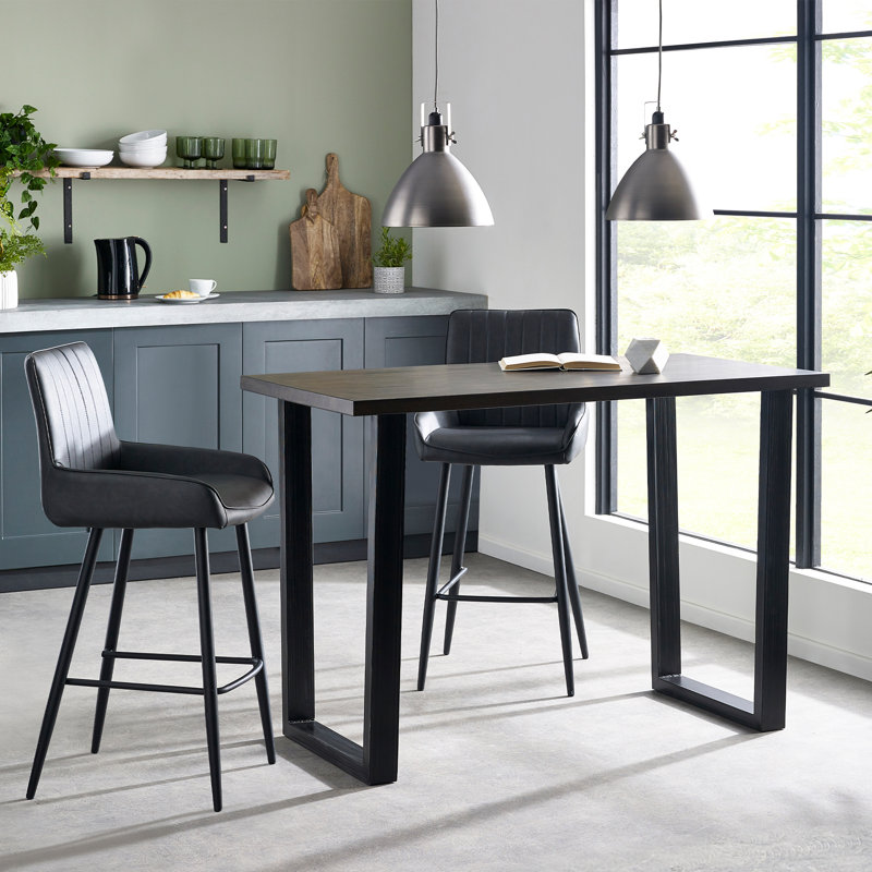 Creeksville 2 - Person Dining Set, Oak/Grey/Black