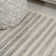 Nastazja Striped Machine Woven Polypropylene Area Rug in Cream/Grey