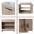 Beid  36" Freestanding Bathroom Vanity Single Sink,White Ceramic Basin,2 Soft-Close Doors-1506407770-1506407772