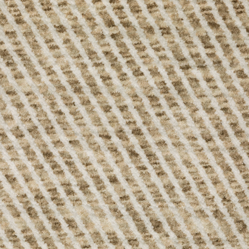 Tapis beige / brun clair Ehlena, Tapis de couloir 2 pi 3 po x 7 pi 9 po