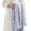 Ensemble de serviettes en jacquard floral 100% coton 550 g / m² Skyler 6 pièces-124199596