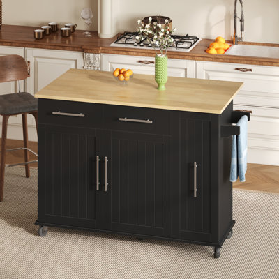 120 cm W Kitchen Island with Top
