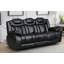 Galles 3 Seater Faux Leather Reclining Sofa-1318888375-1294929886