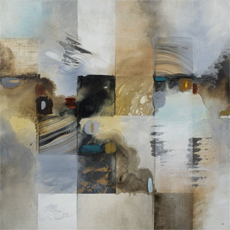 Sky Sound 1 Painting by Jennifer Hollack Raboin, Stretched Canvas, 36" H x 36" W x 2" D