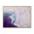 Toile avec cadre flottant brun
