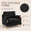 Convertible Armchair Sleeper Sofa Bed with Storage Pockets and High-End Chenille Upholstery-492614076
