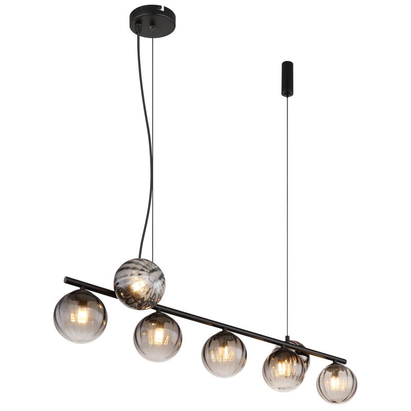 Nigan 7 - Light Matte Black Pendant