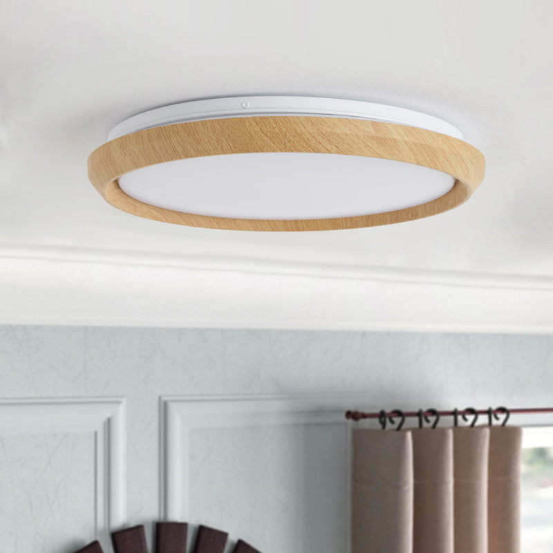 Plafonnier à intensité variable 1 lumière DEL blanc brillant