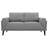 2-Piece Track Arms Sofa Set