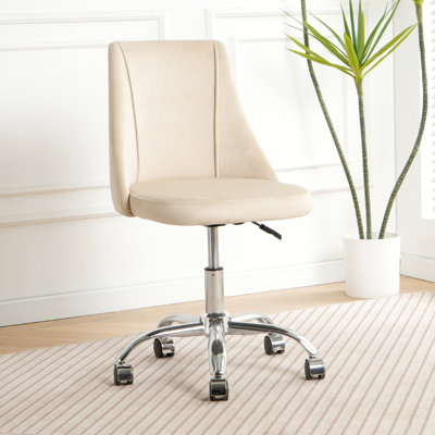 Chaise de salle à manger moderne en velours avec pieds en métal, pieds à cinq griffes plaqués, doux et confortable, réglable en hauteur, facile à déplacer, économise de l'espace (ensemble de 1)