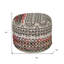 18" Multicoloured Cotton Blend Ottoman