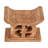 Aedan Solid Wood Accent Stool-1650132478