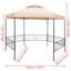 Etter 3.5m x 3m Steel Patio Gazebo