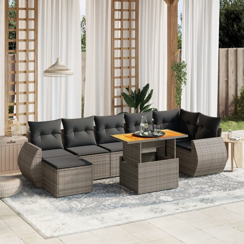 Ensemble de canapé de jardin Vidaxl