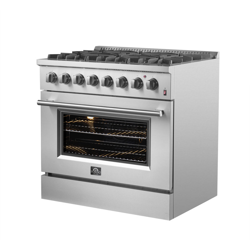 Marco 36-Inch Stainless Steel Dual Fuel Range with 6 Burners