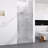Semi-Frameless Design Design Circular Pivot Opening Shower Door In Chrome With 1/4" (6Mm) Thick Tempered Glass-122071492