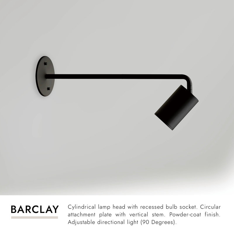 Barclay 1 - Light Spotlight, Black