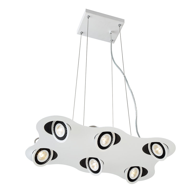 Vision 6 - Light Chrome LED Pendant
