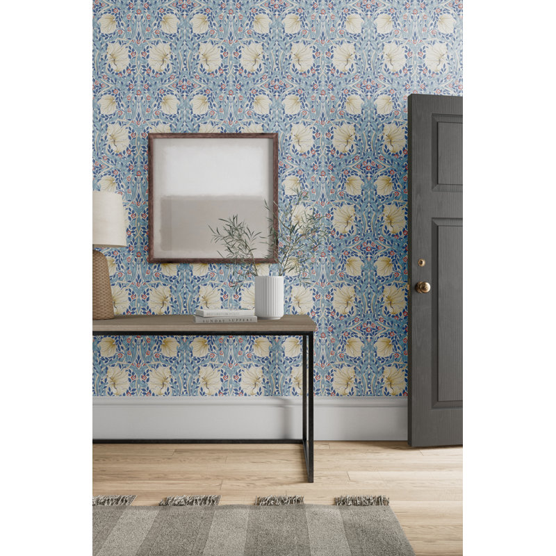 Pimpernel Wallpaper, Woad