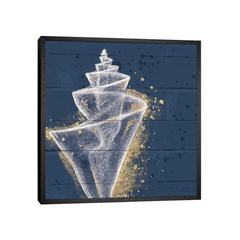 Calm Seas VIII by Janelle Penner - Gallery-Wrapped Canvas Giclée on Canvas, 93.98 cm H x 93.98 cm W, Black Floater Framed