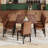 Large Farmhouse Kitchen Dinning Table Set Double Robust Pedestal-112829761-112473762-112473760