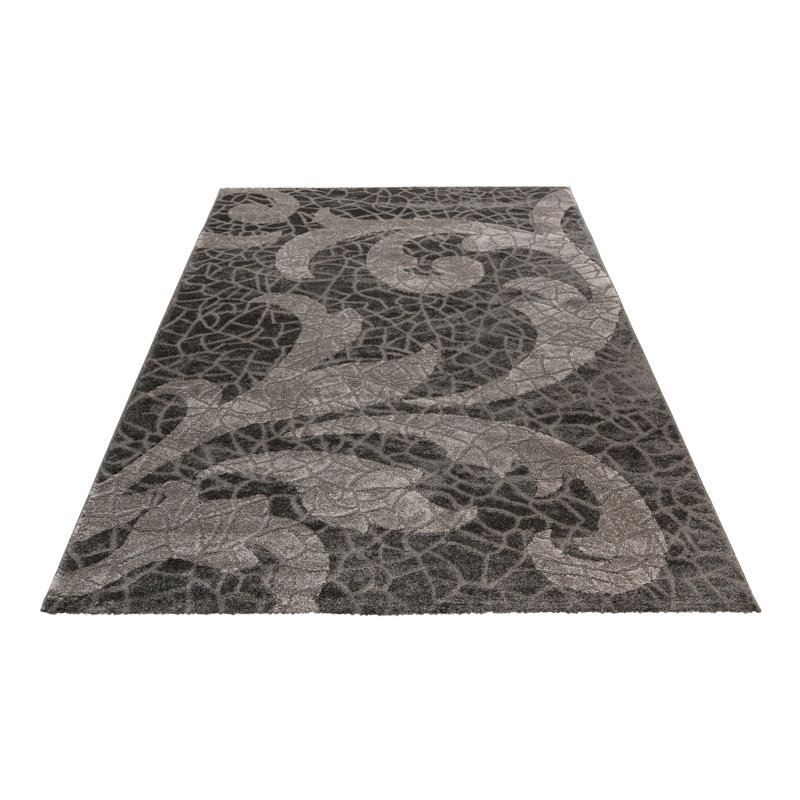 Frisco Floral Area Rug, Rectangular 80 x 150cm