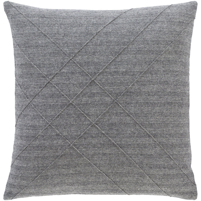 Viveros Geometric Throw Pillow, 18" H x 18" W, Down