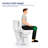 Elongated 20.7" Chair Height Two-Piece Toilet, 1.28 GPF Single Flush, Soft-Close Seat, MaP 1000g