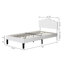 Structure de lit simple avec tête de lit réglable, lit plateforme tapissier, sommier, aucun sommier requis-911357070-860999650