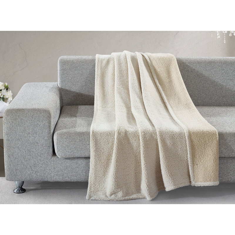 Jeté Lukachukai Sherpa, Beige