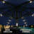 Solar LED Lighted Market Patio Umbrella with Base & Push Button Tilt-1140854520-1140854464