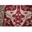 Tapis rouge rouge fait à la main Oushak 3 x 10