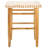 Kazbah Upholstered Counter Stool with Solid Wood Frame