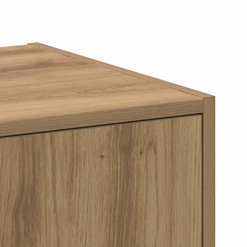 Apothecary Cabinet Storage Cabinet Apothecary Cupboard Engineered Wood, Artisan Oak, 118cm H x 30cm W x 41cm D
