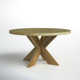 Morones Round Outdoor Dining Table in Solid Reclaimed Teak
