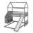 Twin Over Full Bunk Bed With Slide-366722759