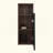 Black & Walnut Bathroom Floating Side Cabinet, Wall-Mounted Storage Cabinet For Small Space, KD