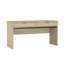 Bureau Evelyn moderne à 2 tiroirs de 152 cm (60 po) de couleur beige-134210746