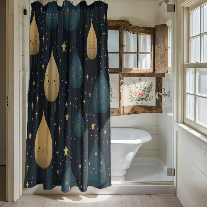 Rideau de douche Winter Eve - Premium, H 74 po x l 71 po